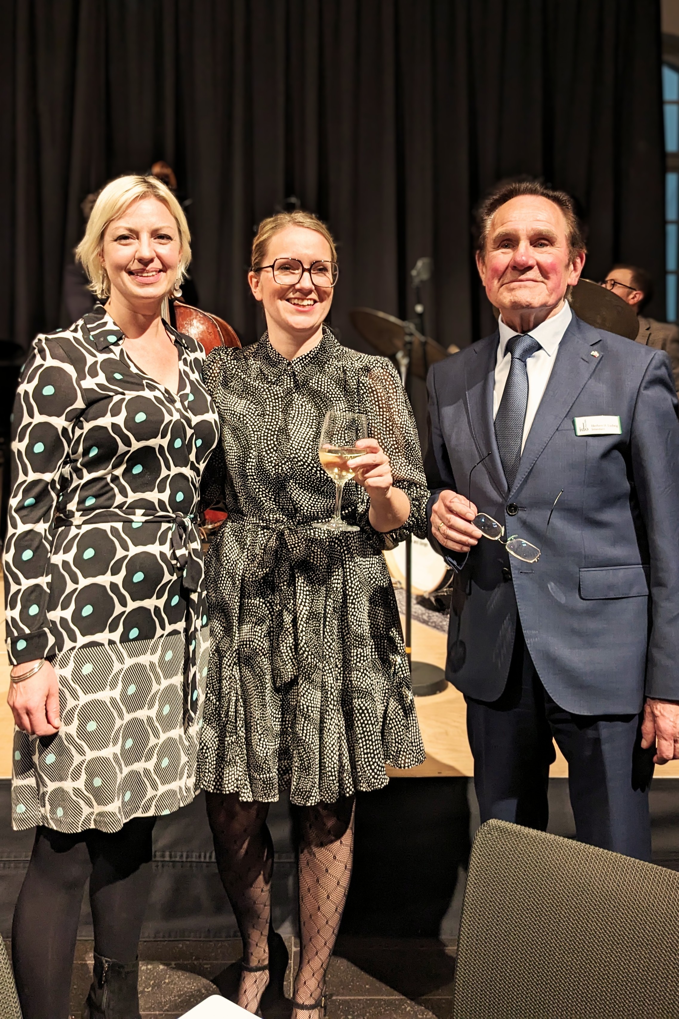 Bürgermeisterin Clara Gerlach, Dr. Frederike Möller und Herbert H. Ludwig / Foto: Alexandra Scholz-Marcovich NDOZ