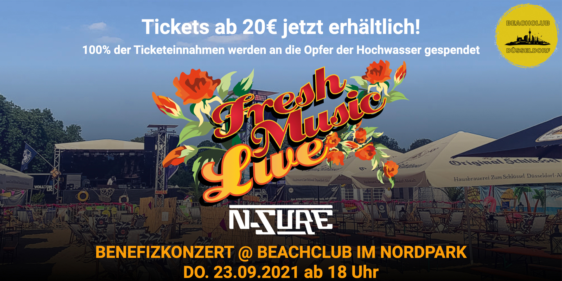 Beachclub Benefitskonzert Hochwasser