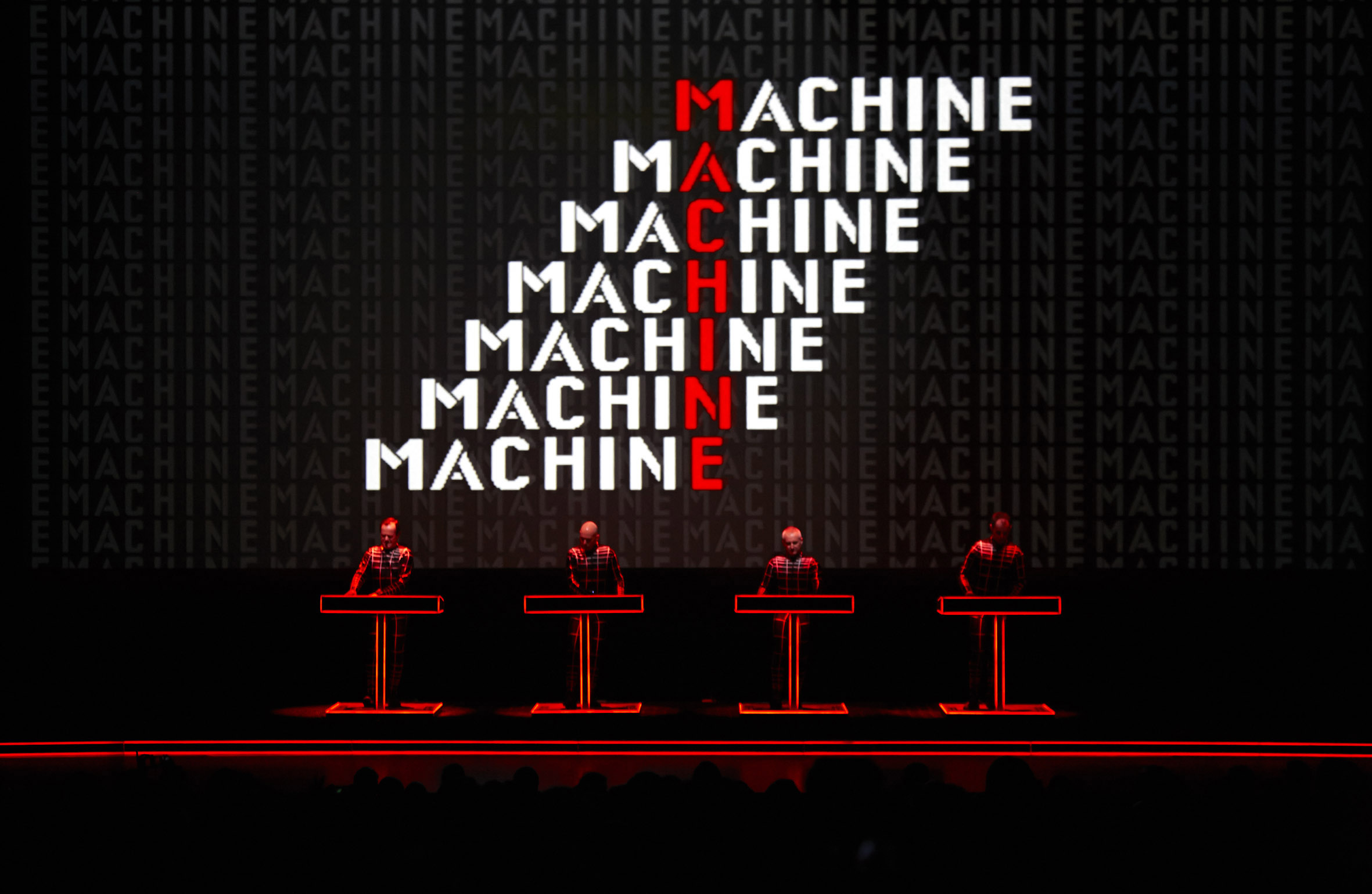 Kraftwerk Der Katalog – 1 2 3 4 5 6 7 8 Die Mensch-Maschine 3D Konzert Tate Modern, London 2013 © Peter Boettcher Courtesy Sprüth Magers