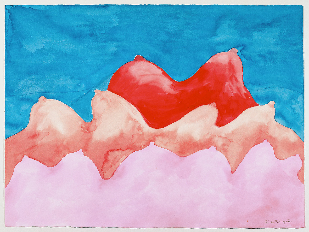 Aquarell Untitled von Louise Bourgeois aus dem Jahr 2004