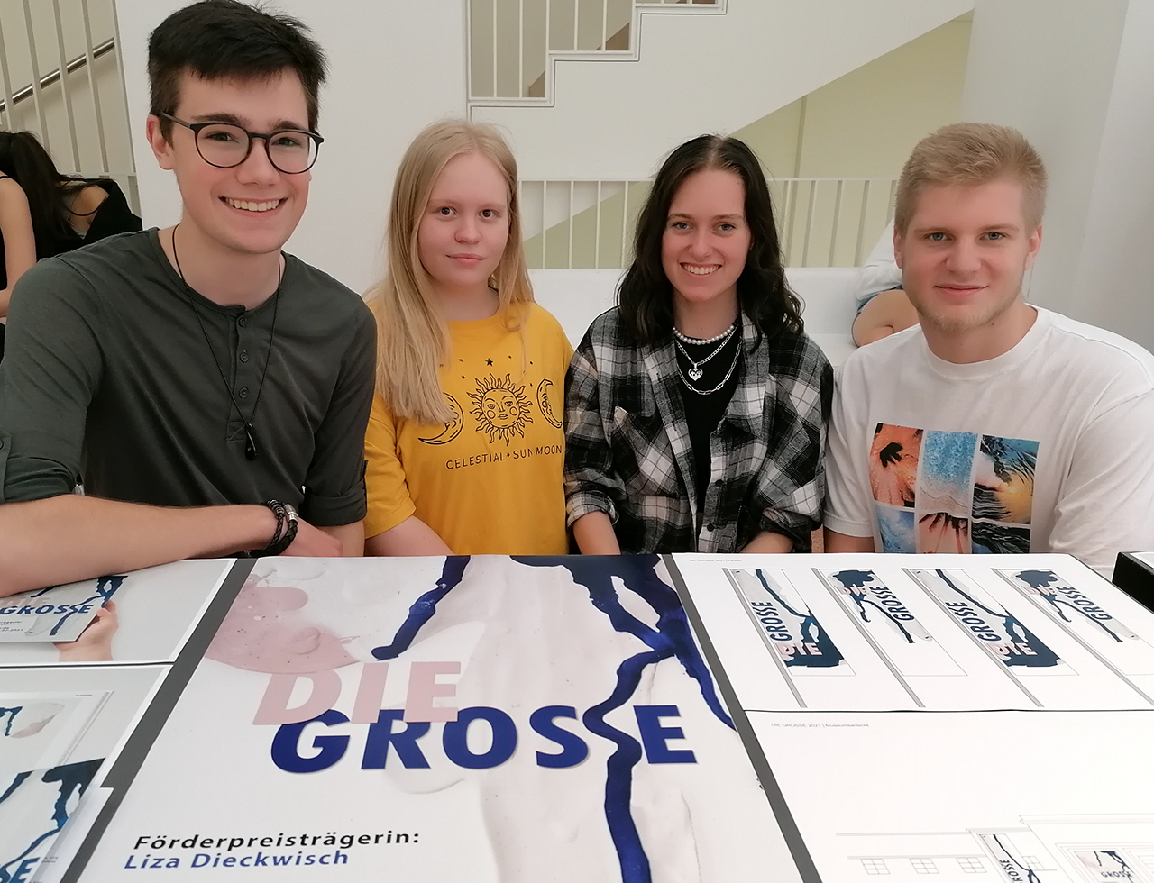 Nikolas Herzele, Michelle Preußner, Emelie Dahlmeyer, Alec Jansen /Foto ©Die Grosse