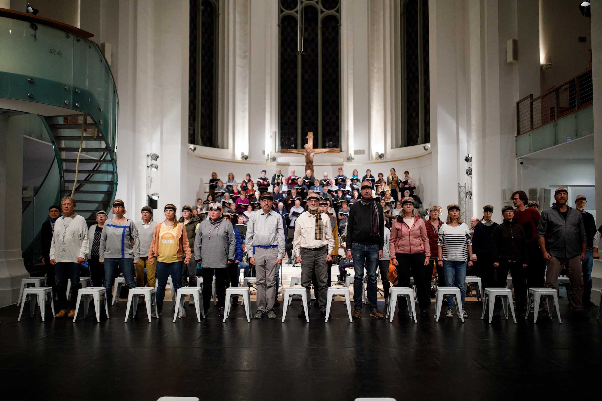 "O Ihr Menschen" / Foto von der Probe ⒸSusanne Diesner