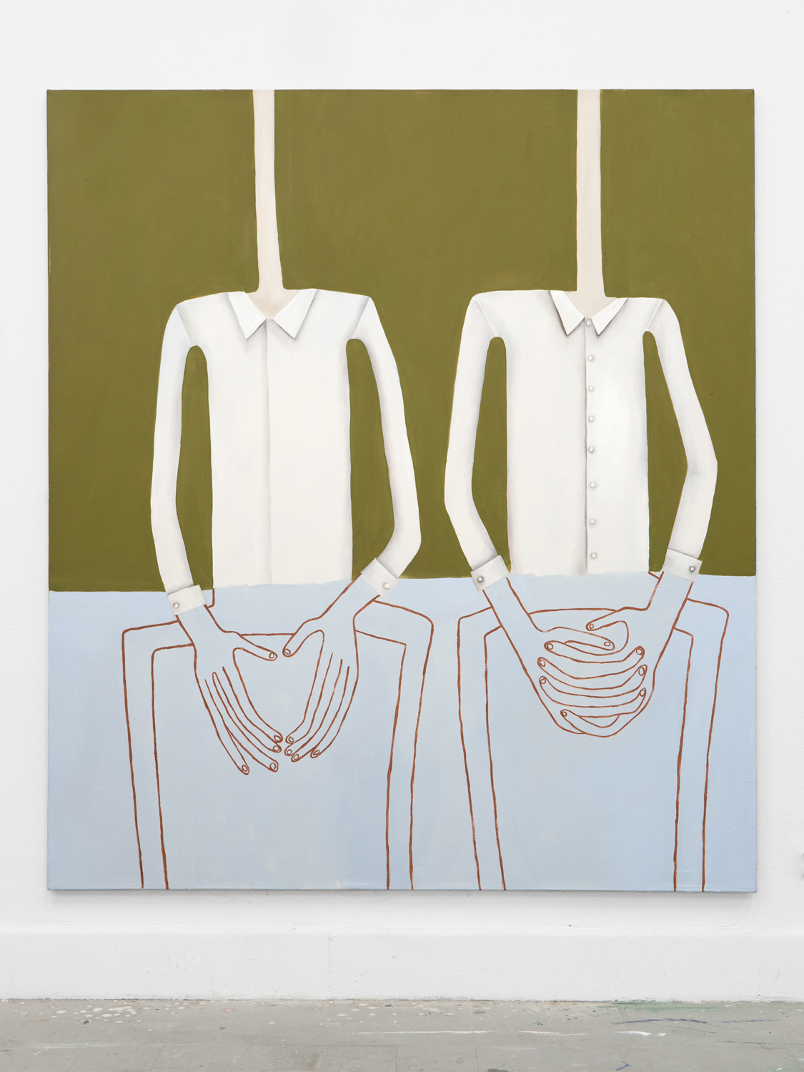 boot, 2019, 170cm x 150cm , öl auf Leinwand / Foto (c) Sophie Ullrich 