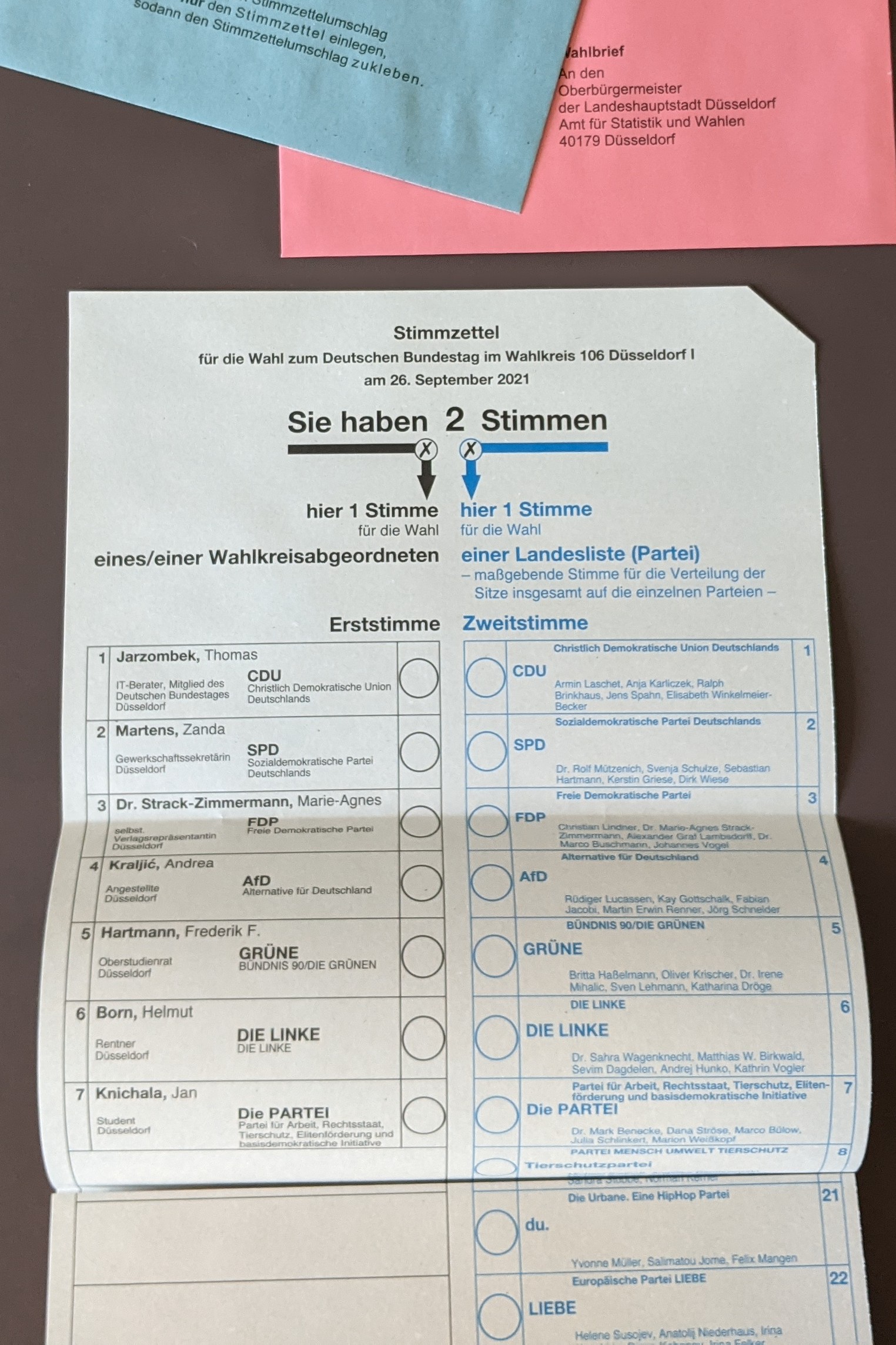 Bundestagswahl / Foto © NDOZ