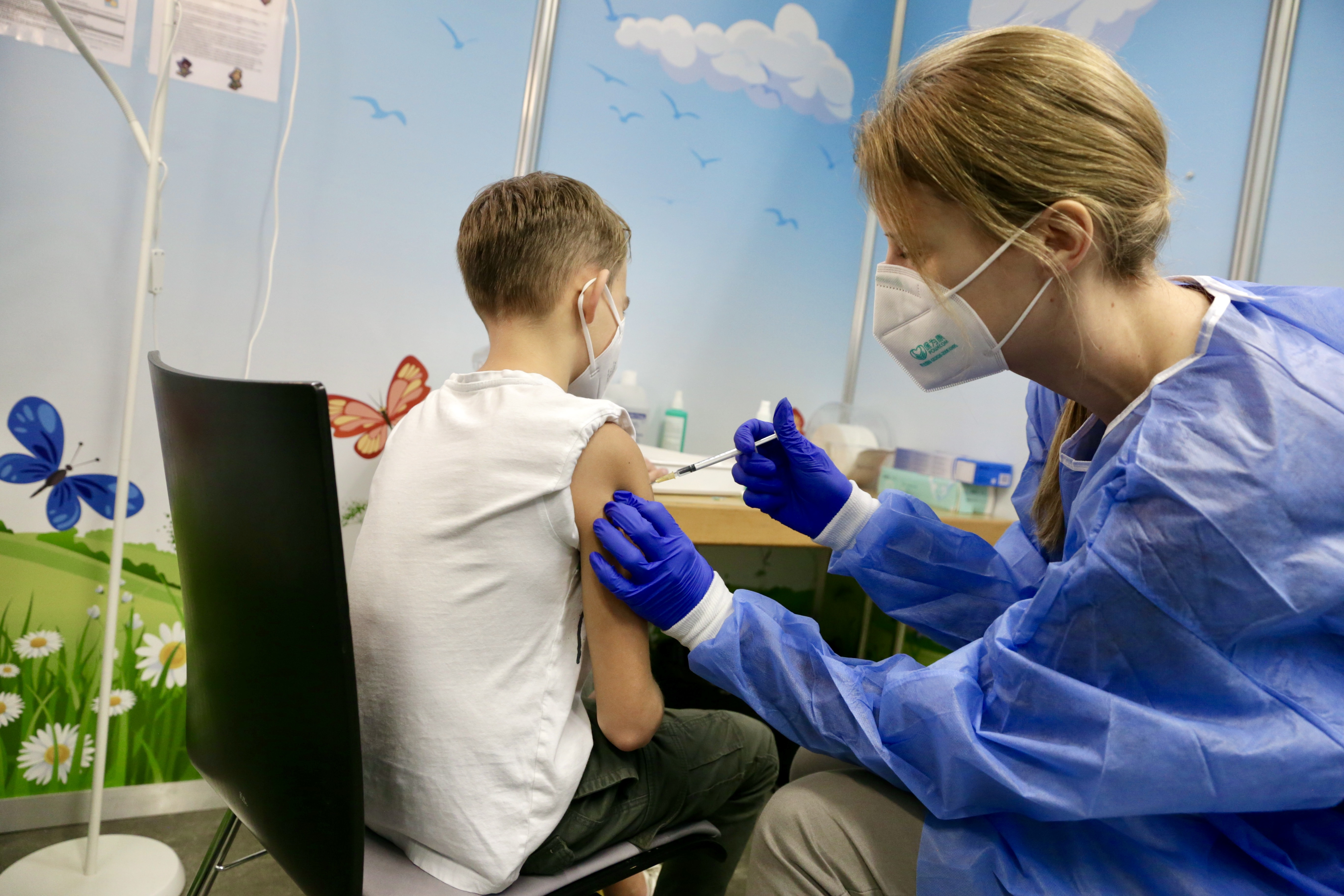 Kinder- und Jugendärzte beraten und impfen die Kinder © Landeshauptstadt Düsseldorf/Ingo Lammert 
