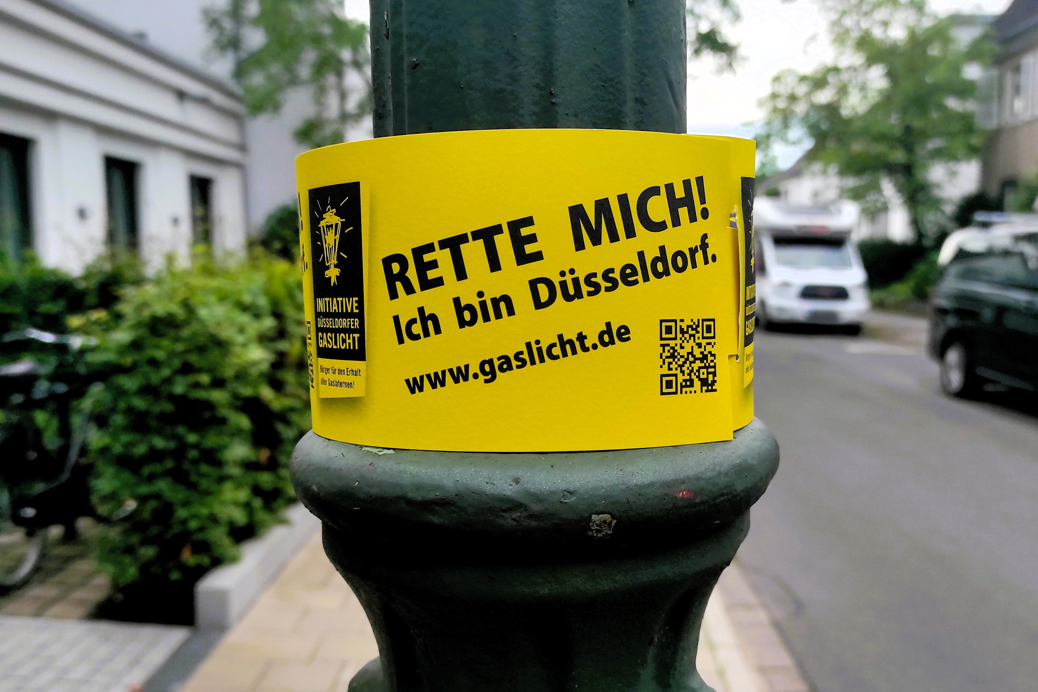 Innerhalb weniger Tage wurden bereits über 3.000 Stimmen für den Erhalt der Gaslaternen gesammelt.