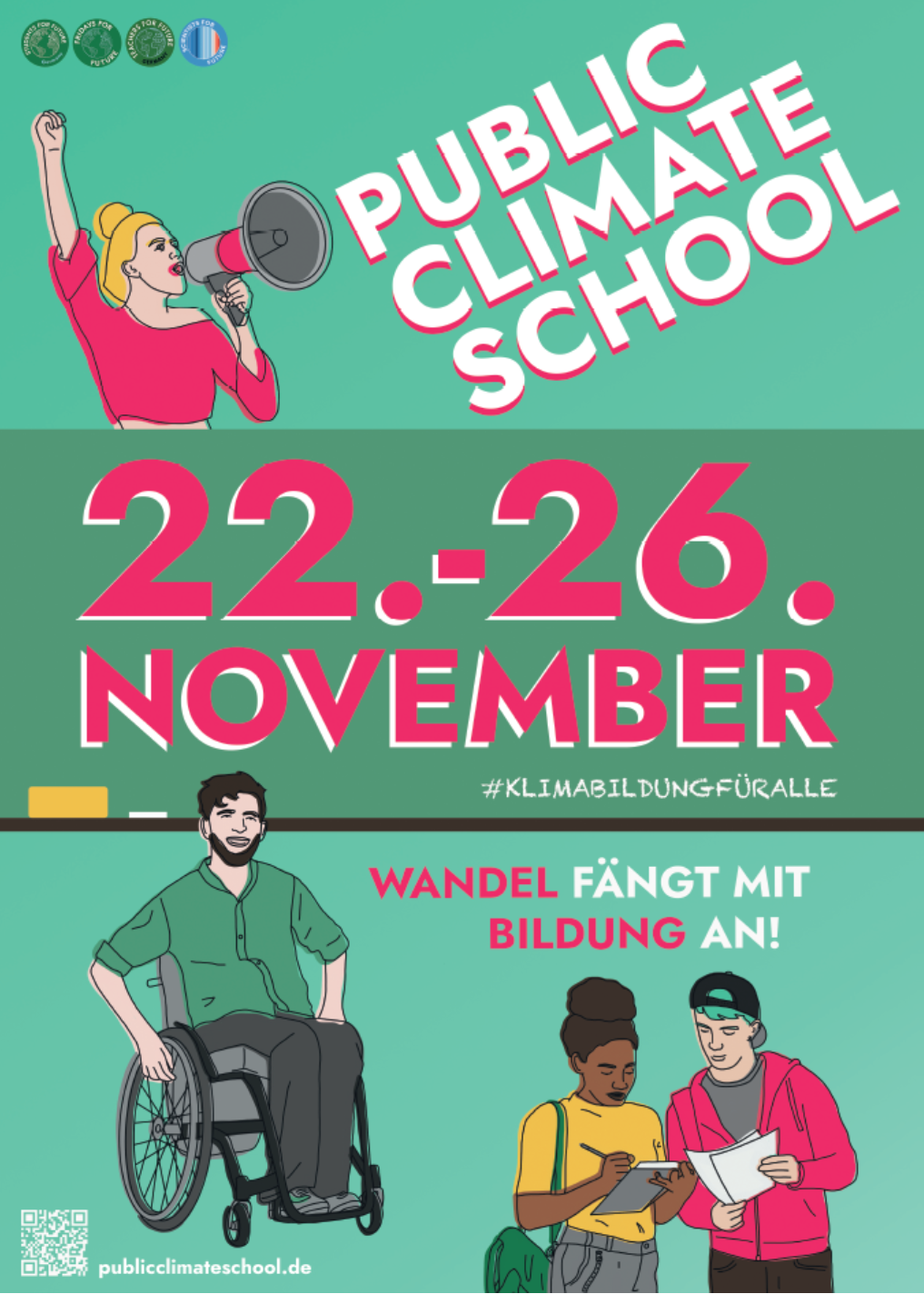 Plakat, Public Climate School Düsseldorf