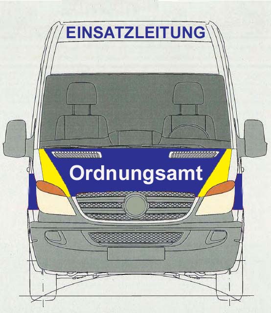 So soll das Einsatzleitfahrzeug des OSD aussehen © Foto: Landeshauptstadt Düsseldorf