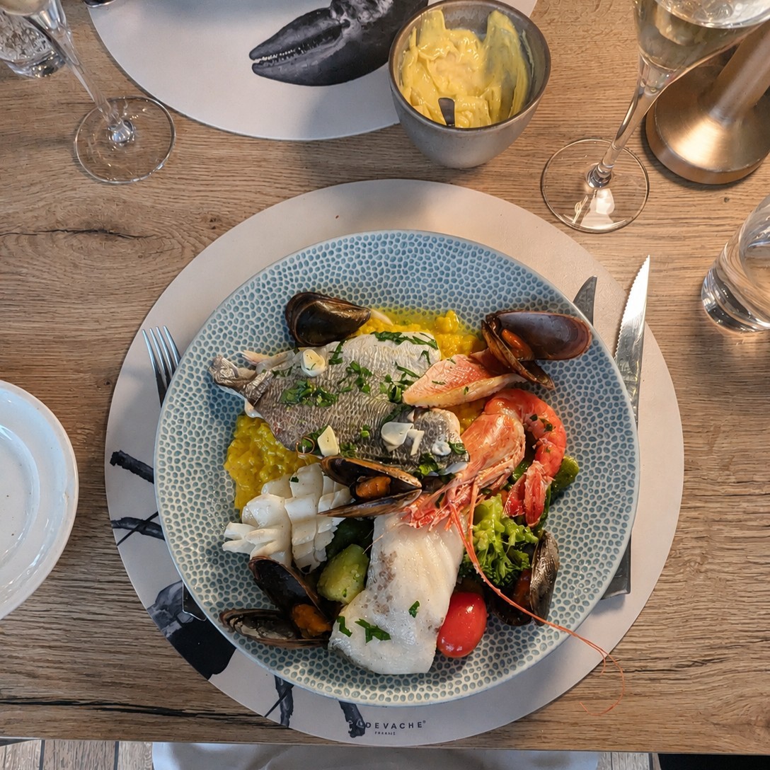 Assiette du Pêcheur bei Chez Fonfon in Marseille