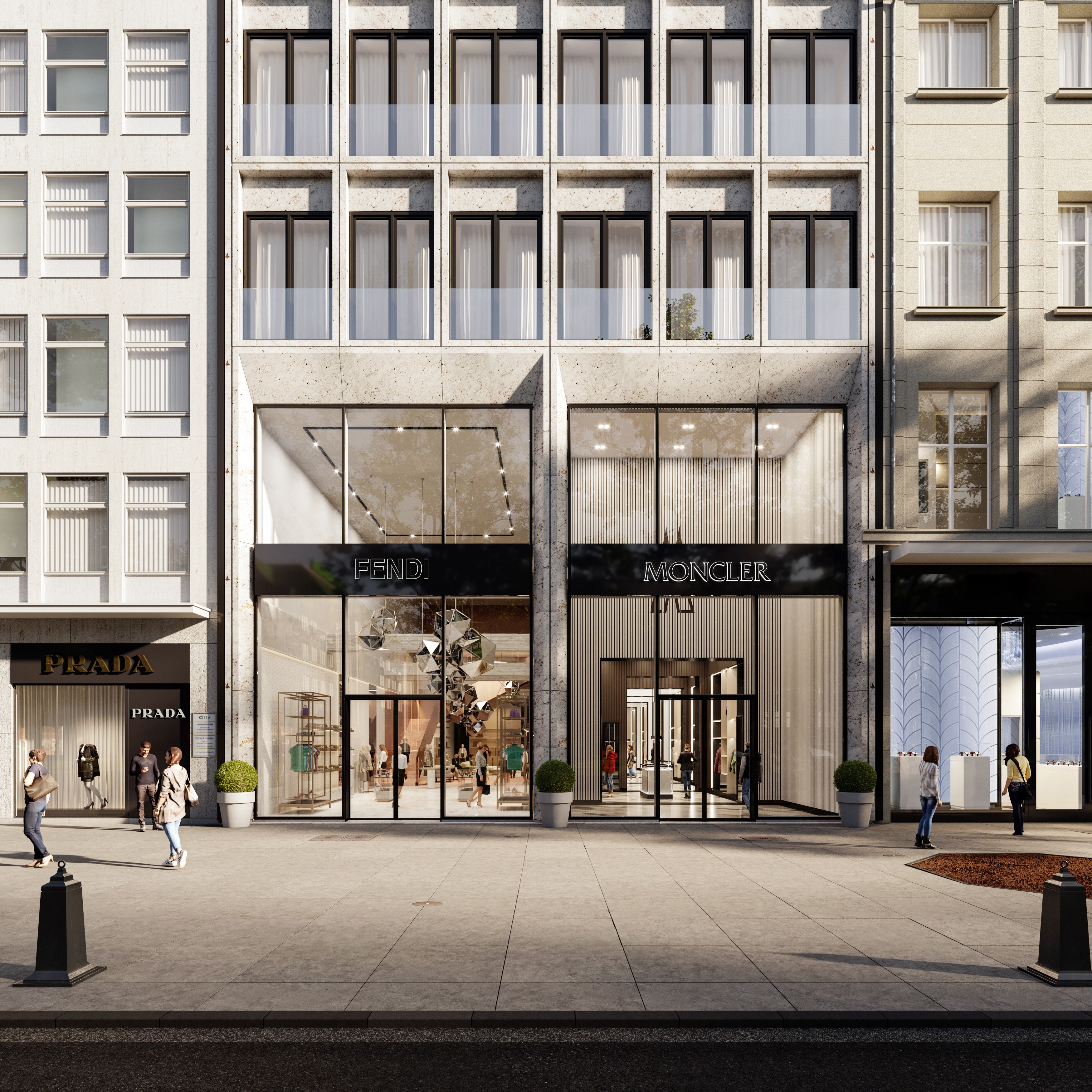 Kö 36 – 1. Gebäude des Königsallee Ensembles © Centrum Holding Deutschland GmbH & Co.KG