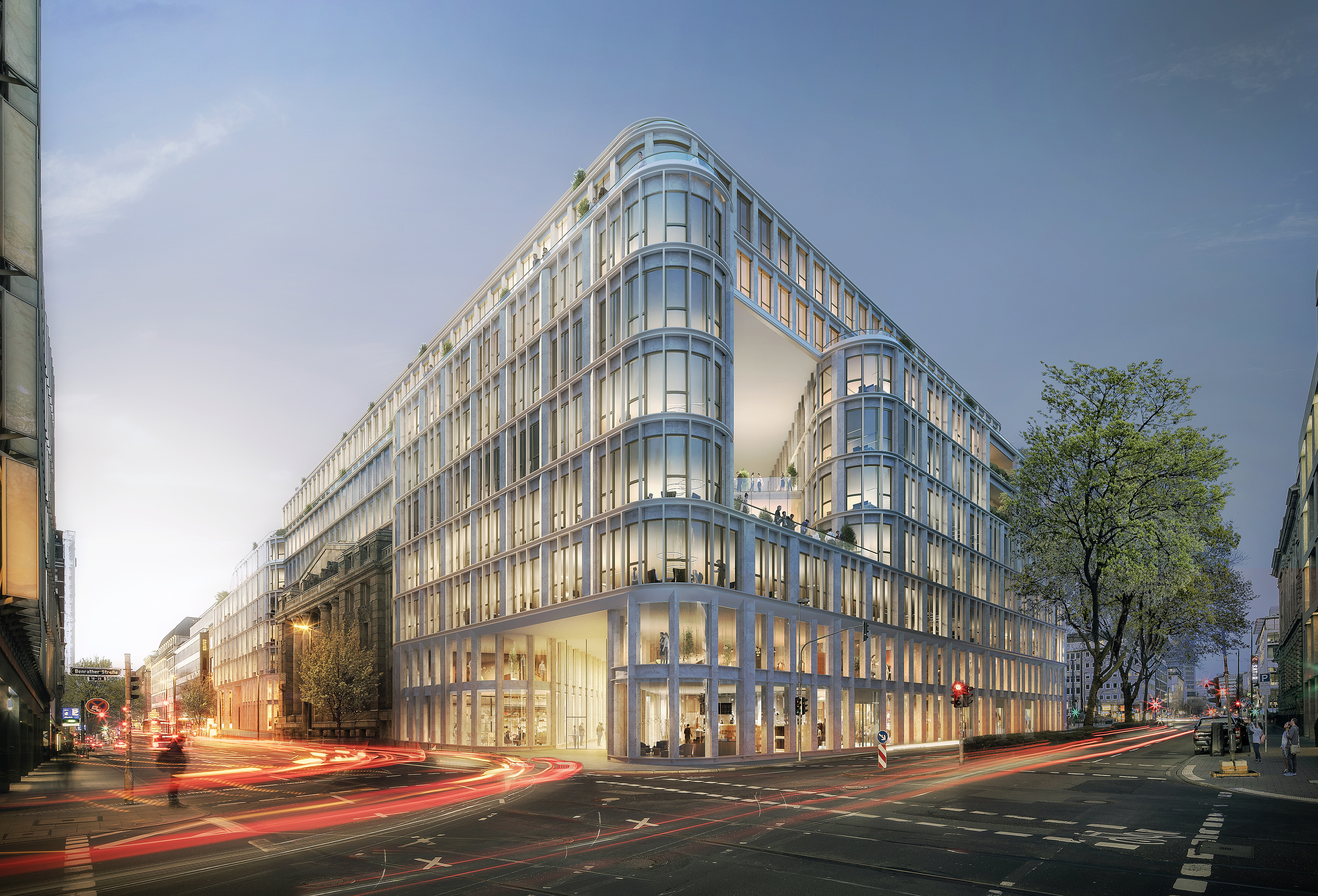 Kö 37 (ehemals Commerzbank) © Hines Immobilien GmbH/Entwurf: Pickard Chilton/RKW/Hines