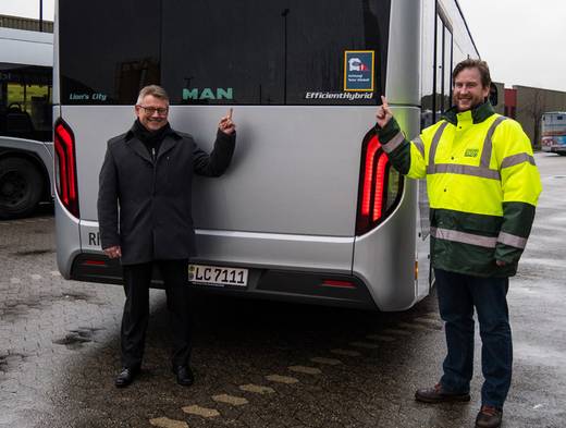 Michael Richarz, Vorstand Technik und Betrieb der Rheinbahn und Fahrer