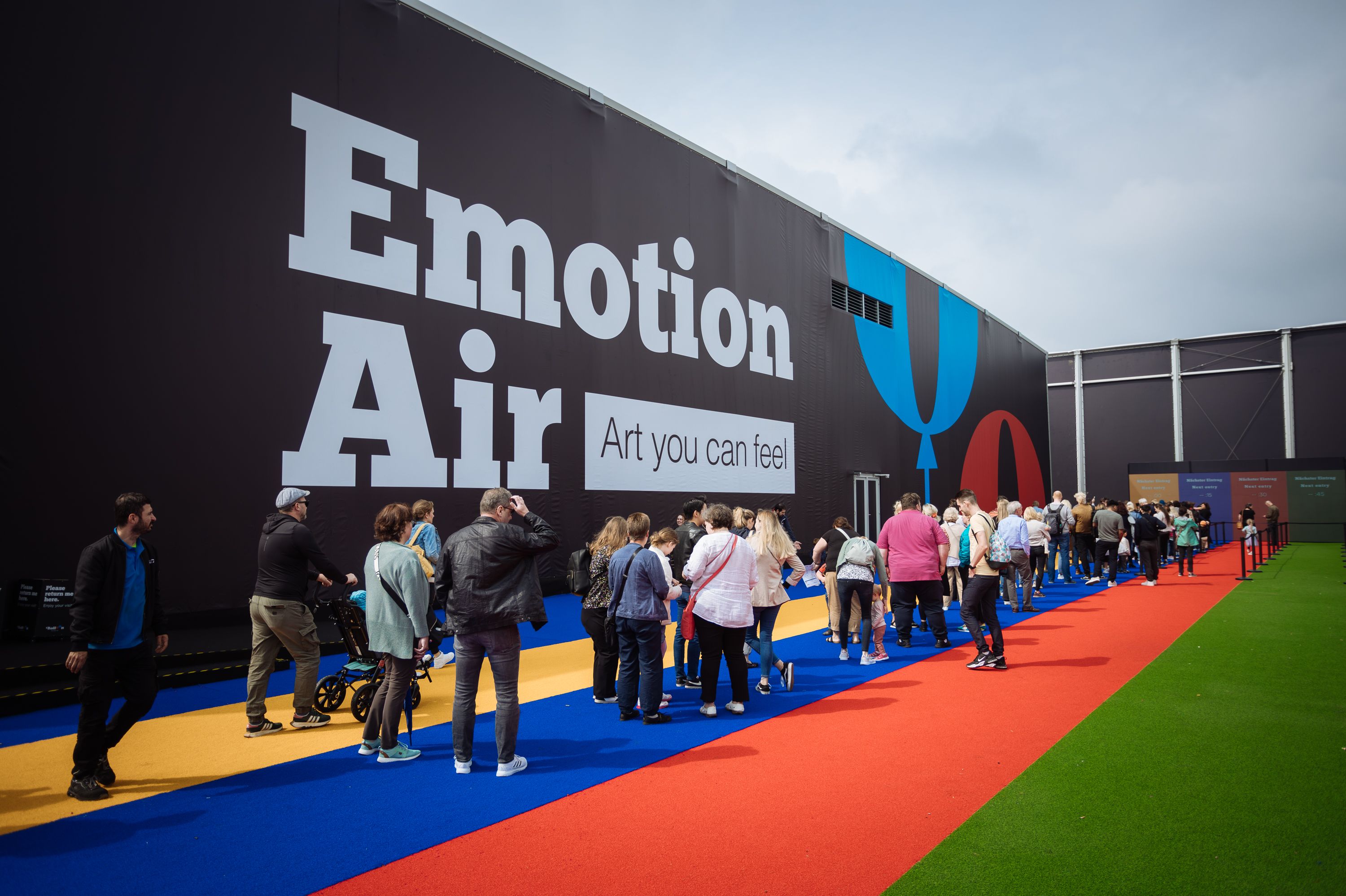 Das Eröffnungswochenende war ein voller Erfolg- Eingang Balloon Museum Düsseldorf / Foto: Balloon Museum