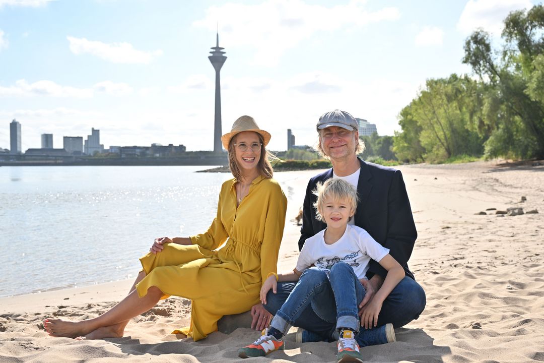 Jasmin Schellin mit Ehemann Dirk und Sohn Henri @Michael Lübke
