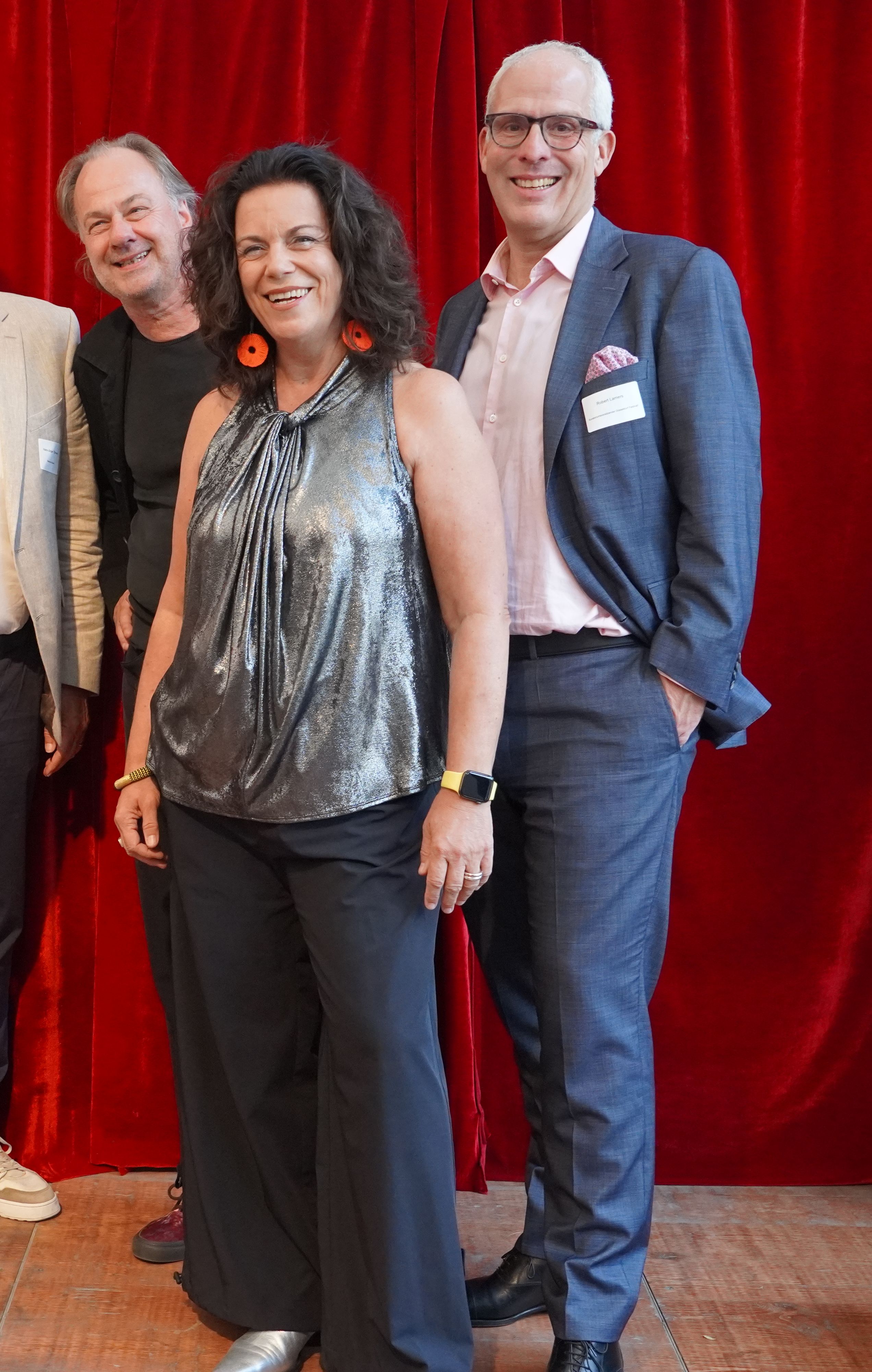 Andreas Dahmen, Christiane Oxenfort und Robert Lamers , Düsseldorf Festival / Foto: Stefan Scholz, NDOZ