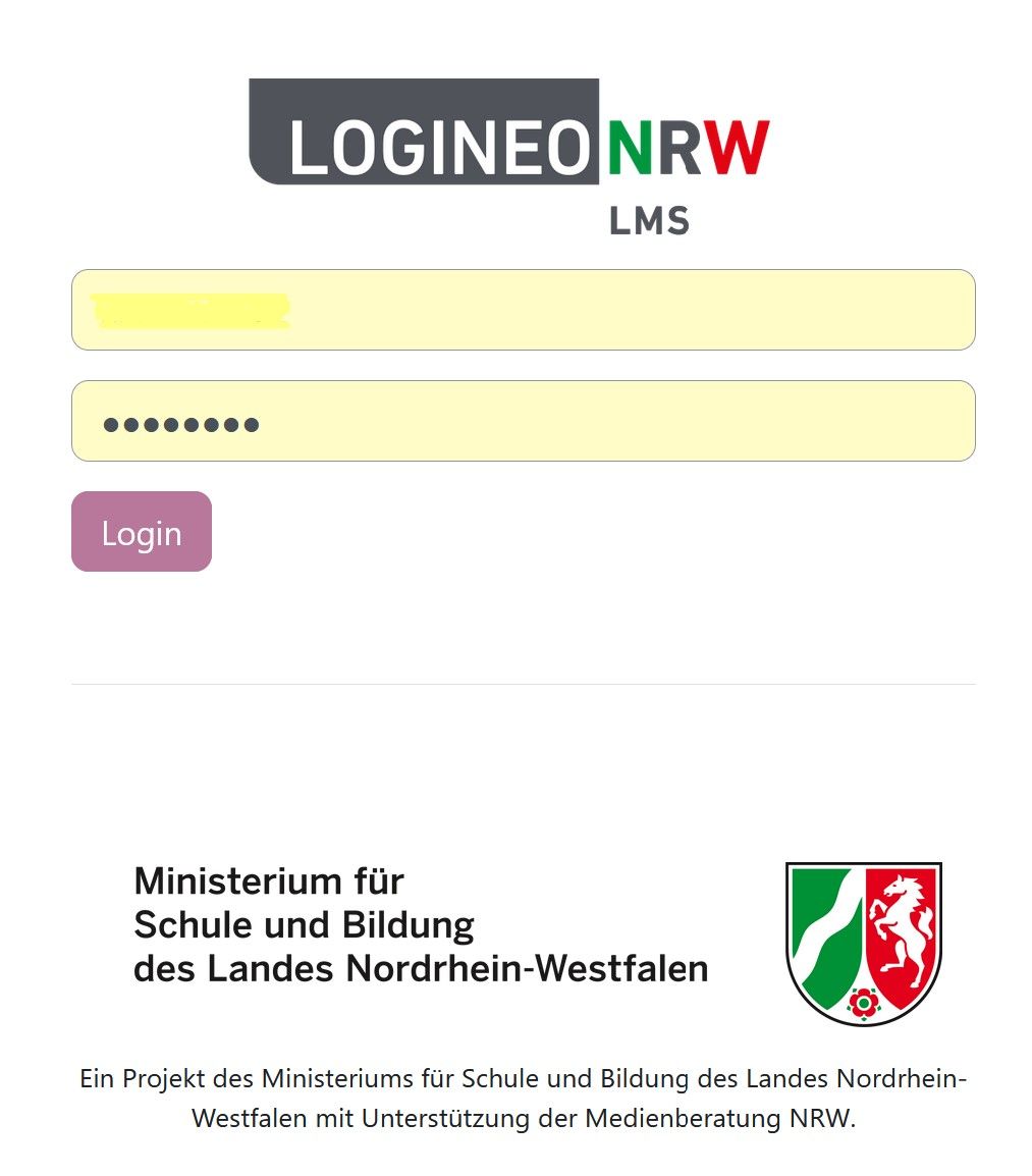 LOGINEO NRW, die digitale Arbeits-, Lern- und Kommunikationsplattform für Schulen in Nordrhein-Westfalen.
