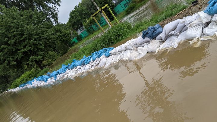 Hochwasser-Katastrophe vom Juli 2021 / Düssel-Ostpark/Foto © Arthur H.C. Scholz