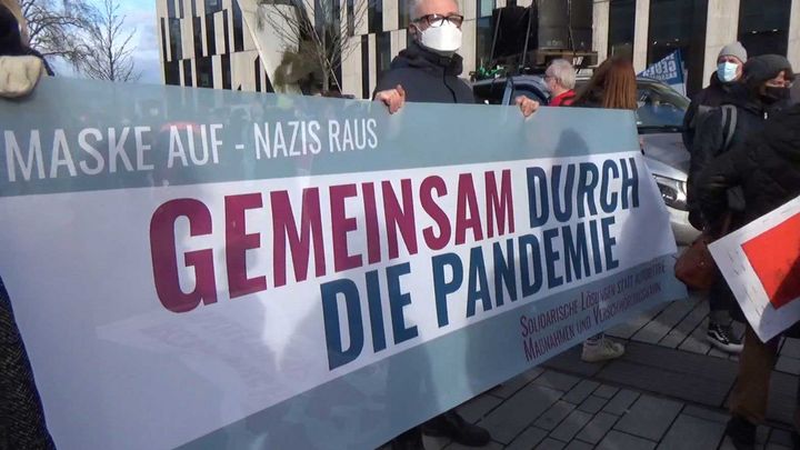 demo gegen Querdenker