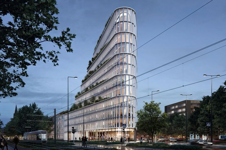 Der Siegerentwurf der Sop GmbH & Co. KG, Düsseldorf © Grafik: Sop GmbH & Co. KG