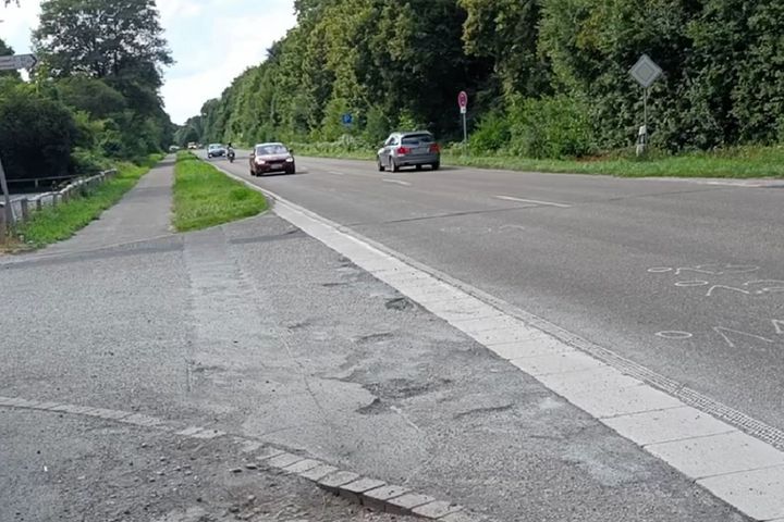 Querung An der Anger / Foto: ADFC Düsseldorf