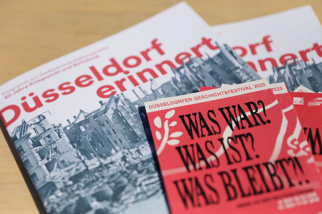 Das Geschichtsfestival am 9. und 10. Mai ist der Abschluss der umfangreichen Veranstaltungsreihe "80 Jahre Kriegsende und Befreiung - Düsseldorf erinnert" / Foto: Landeshauptstadt Düsseldorf/Ingo Lammert 