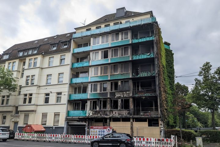 Wohnhaus Ecke Lichtstraße – Grafenberger Allee, 22.05.2024 / Foto: NDOZ