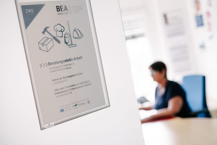 Die Beratungsstelle Arbeit in Düsseldorf / Foto (c) Ansgar Bolle