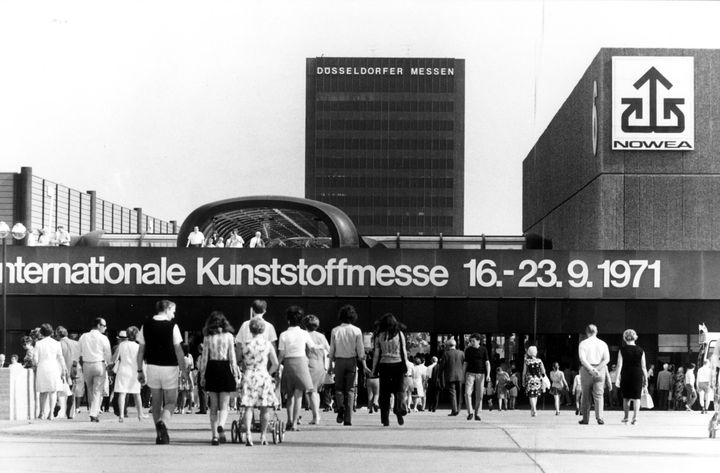1971 Erste Messe in Stockum, K © Messe Düsseldorf