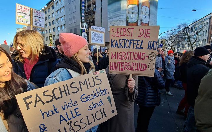 Demo gegen AfD und Rechtsextreme