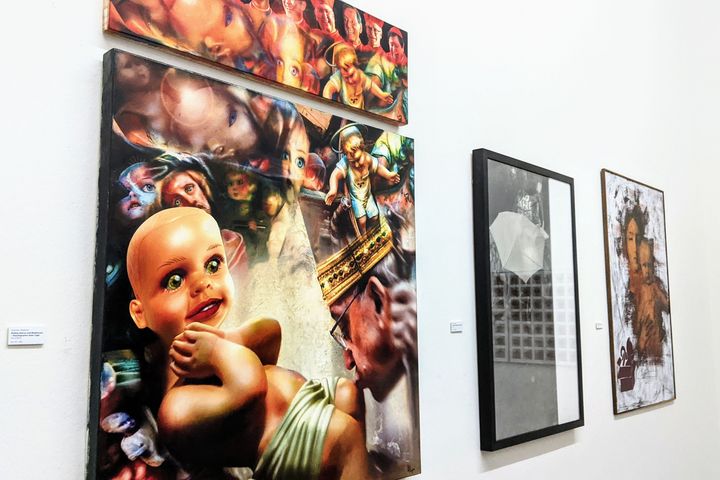 Ausstellung im Stadtmuseum: Die Macht des Mythos / Foto: Der Raum über den sexuellen Missbrauch von Kindern © Alexandra Scholz-Marcovich