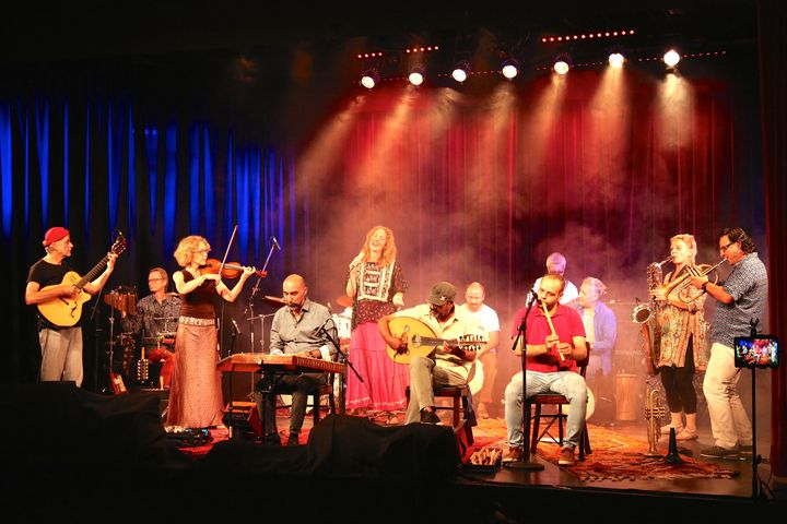 Das Transorient Orchestra mit Gero Körne / Foto © Bahram Shabani