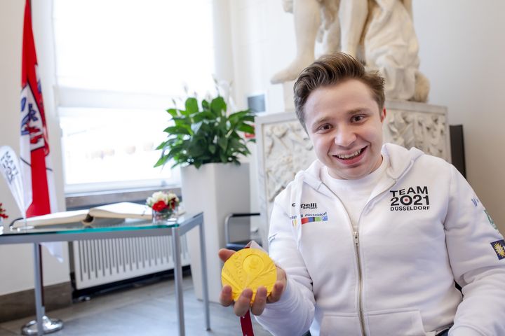 Goldmedaillen-Gewinner Valentin Baus aus dem TEAM 2021 Düsseldorf gewinnt Wahl zum Parasportler des Jahres / Foto © Anne Orthen / Sportstadt Düsseldorf