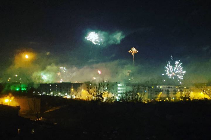 Silvesterfeuerwerk in Oberbilk, 01.01.2020 / Foto NDOZ