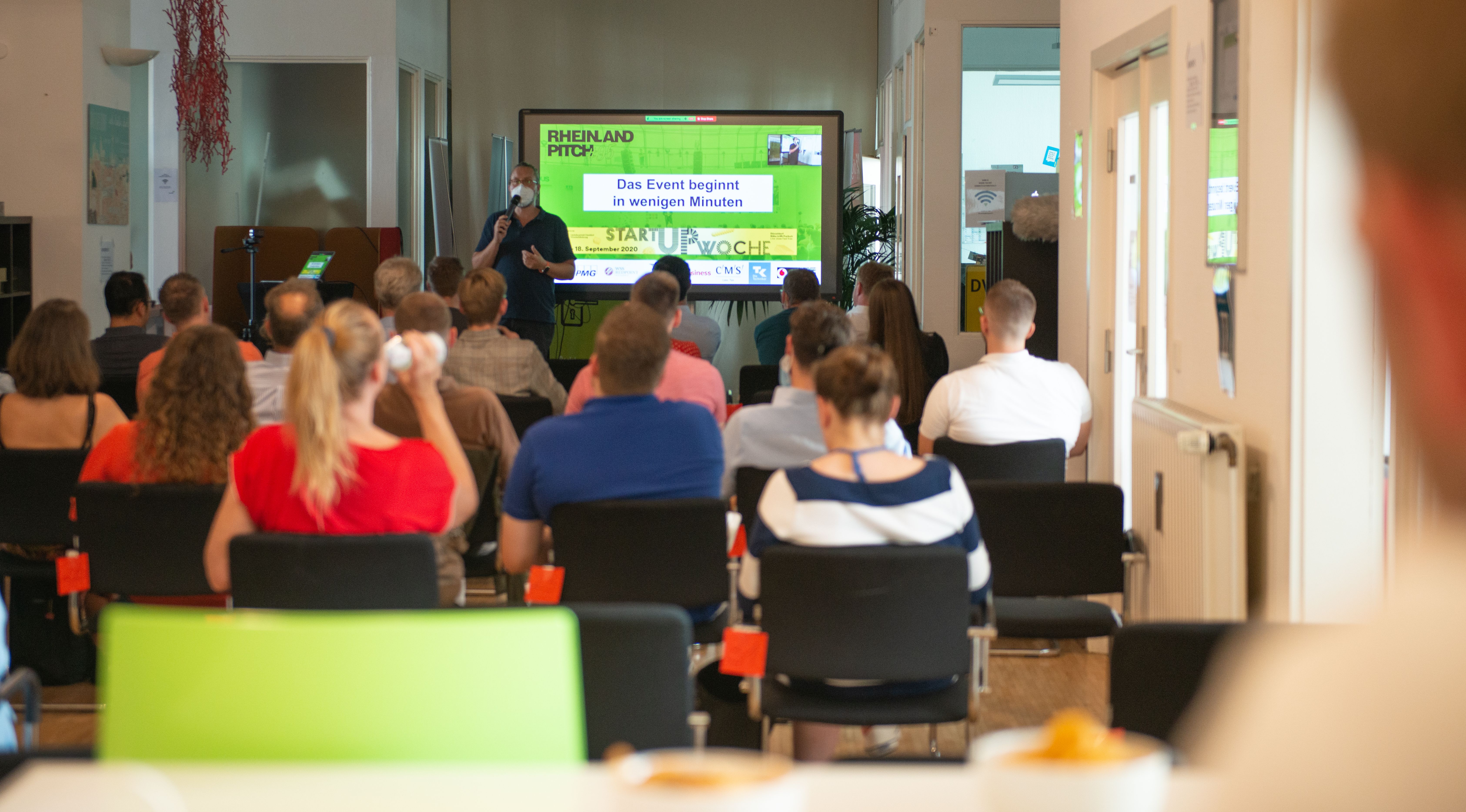 Impressionen vom Rheinland Pitch im Rahmen der Start-up-Woche 2020 (Archivfoto) © Landeshauptstadt Düsseldorf 