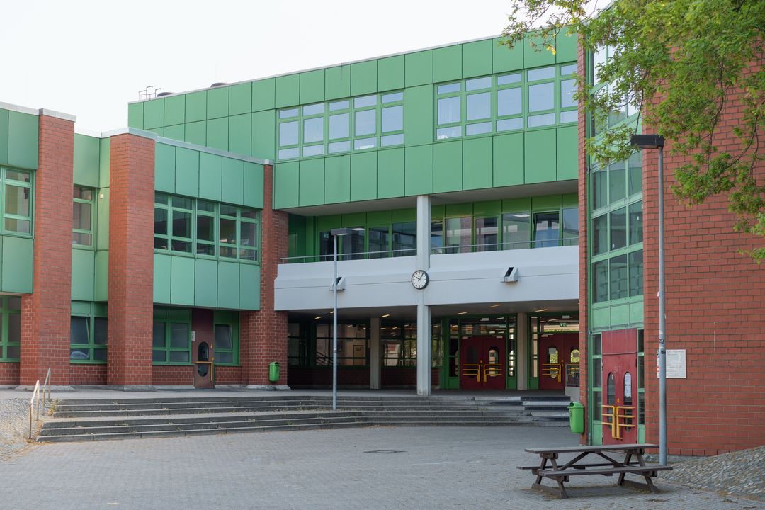 Schloß-Gymnasiums Benrath an der Hospitalstraße 45. / Foto: Landeshauptstadt Düsseldorf