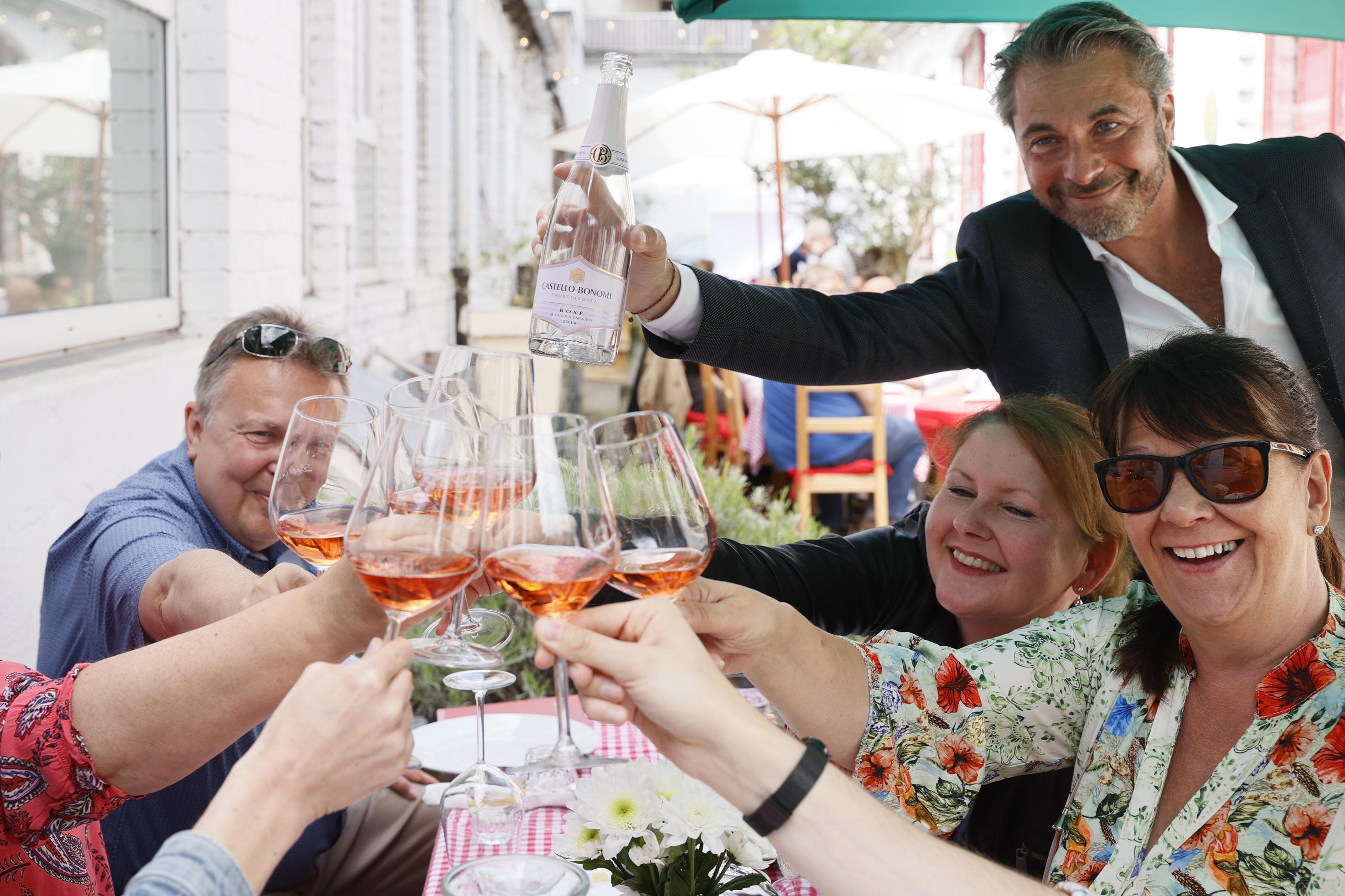 Wie ein Reise nach Italien: Die Verkostung mit Renato Dreussi von Castello Bonomi im Lettinis /Foto © Constanze Tillmann/Messe Düsseldorf