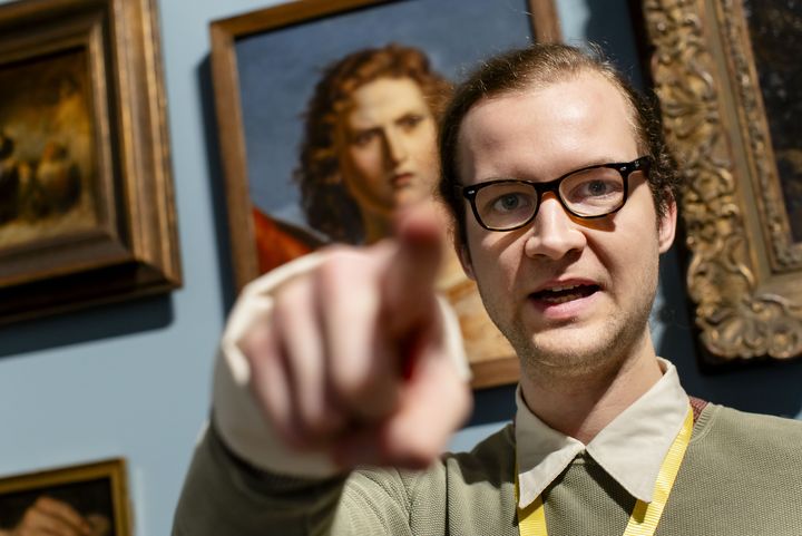 Der Grumpy Guide in Aktion / Foto: Anne Orthen, Kunstpalast