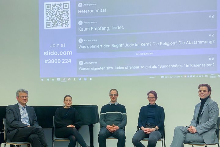 Die Historiker:innen der Podiumsdiskussion / Foto © Iman Uysal