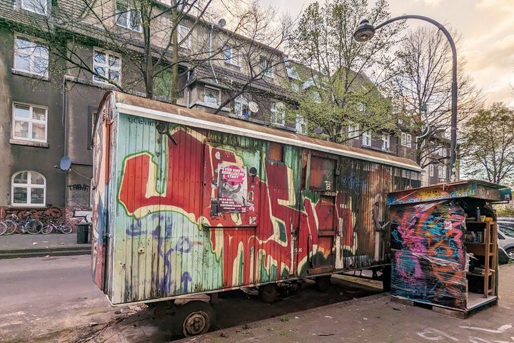 Demonstration am 30.4.: für eine Rebellische Stadt, Kiefernstrasse / Foto: Alexandra Scholz-Marcovich