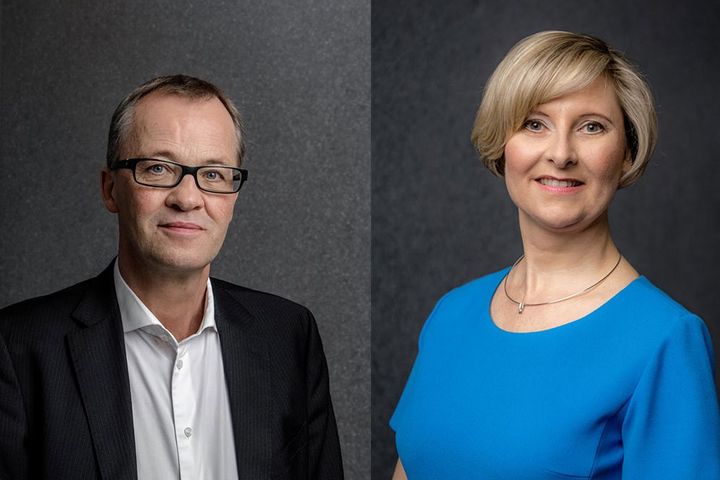 Prof. Christoph Meyer und Alexandra Stampler-Brown / Foto © Andreas Endermann