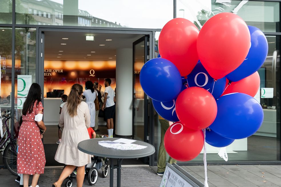 Opernhaus Düsseldorf - Beim Theaterfest im August 2022 – Foto: Katja Illner.  