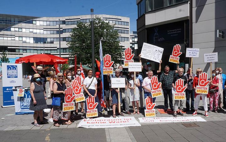 Protest gegen hohe Mieten
