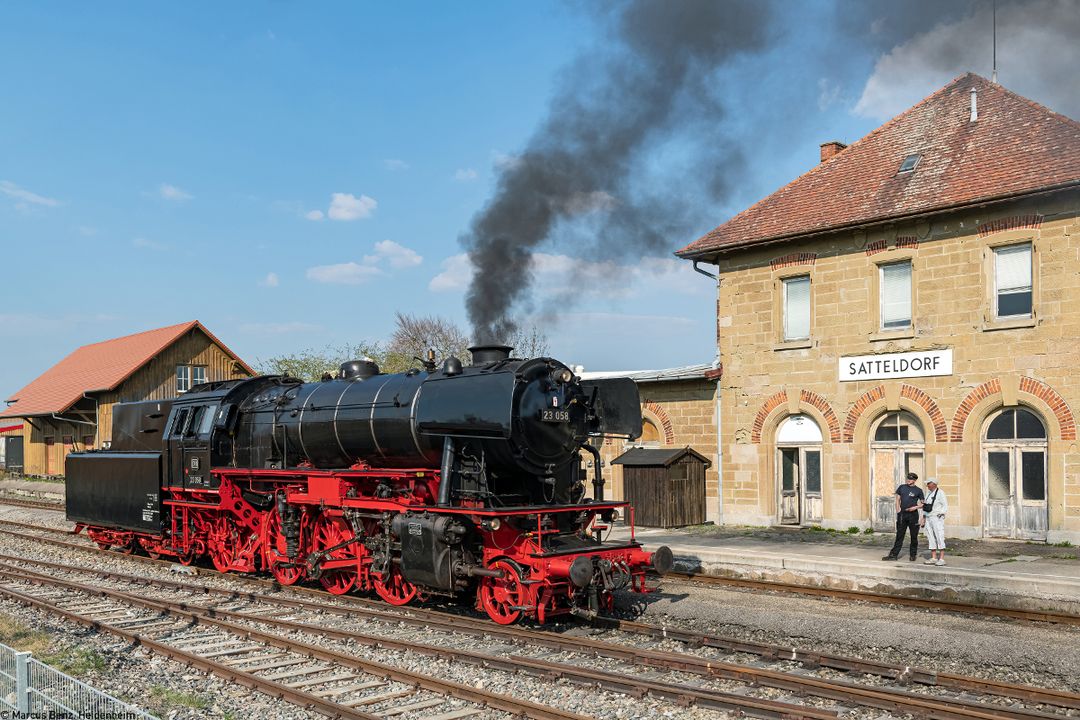 Dampflokomotive "23 058" - Satteldorf / Foto © Marcus Benz