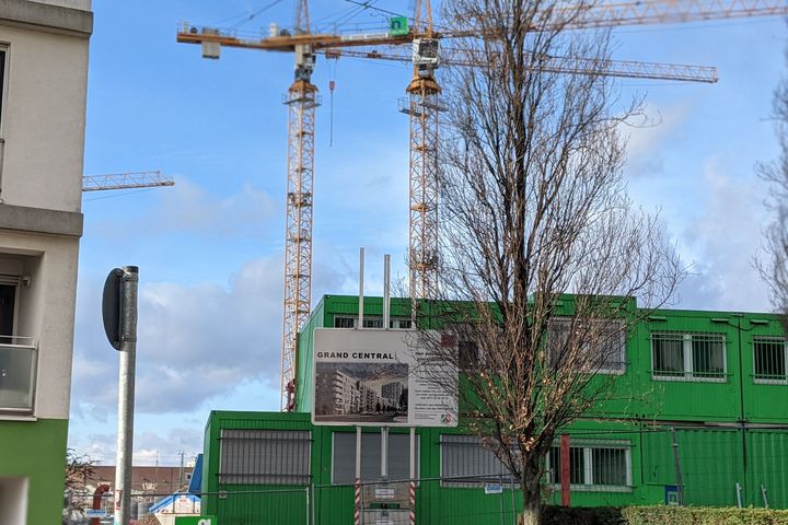 Symbolischer Stillstand: Das Gelände am Grand Central Düsseldorf / Foto: NDOZ-Archiv, 2022