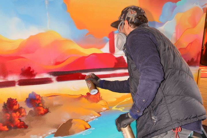 Street Art Kunstwerk, Apollo Varieté, Mac Sullivan / Foto: fiftyfifty
