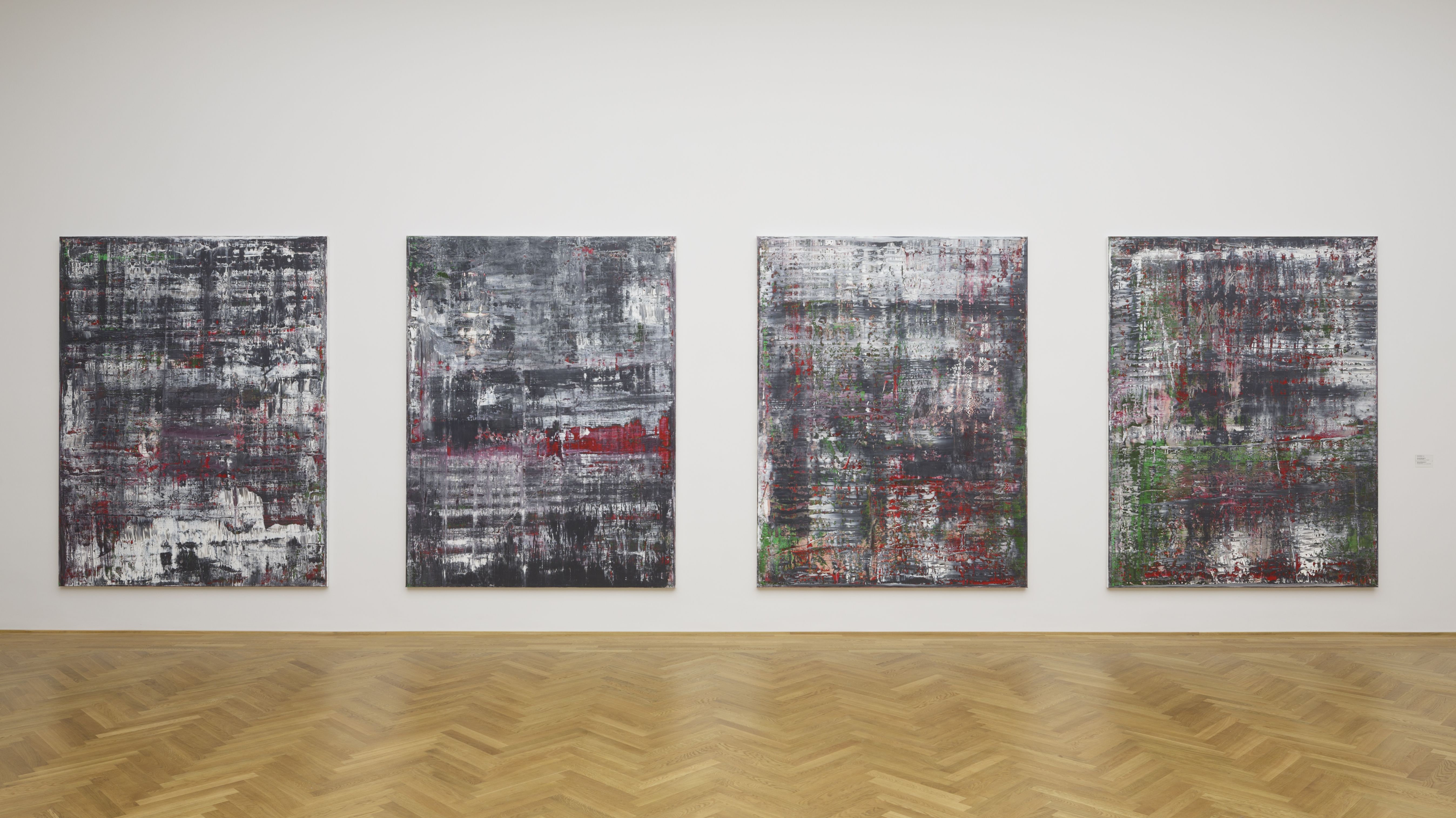 Gerhard Richter, im Albertinum Birkenau Zyklus / Foto © DavidBrandt