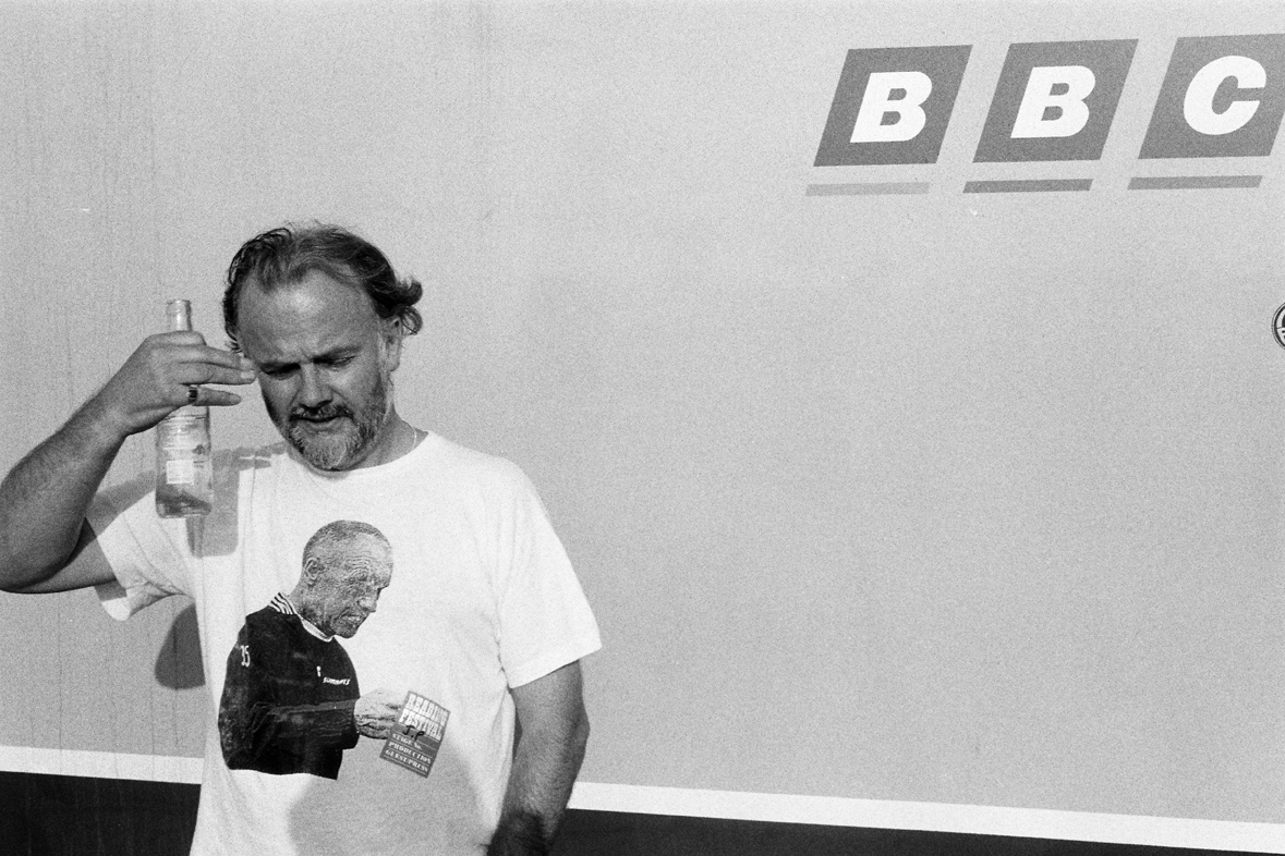 John Peel, Reading (England), August 1991 © Richard Bellia