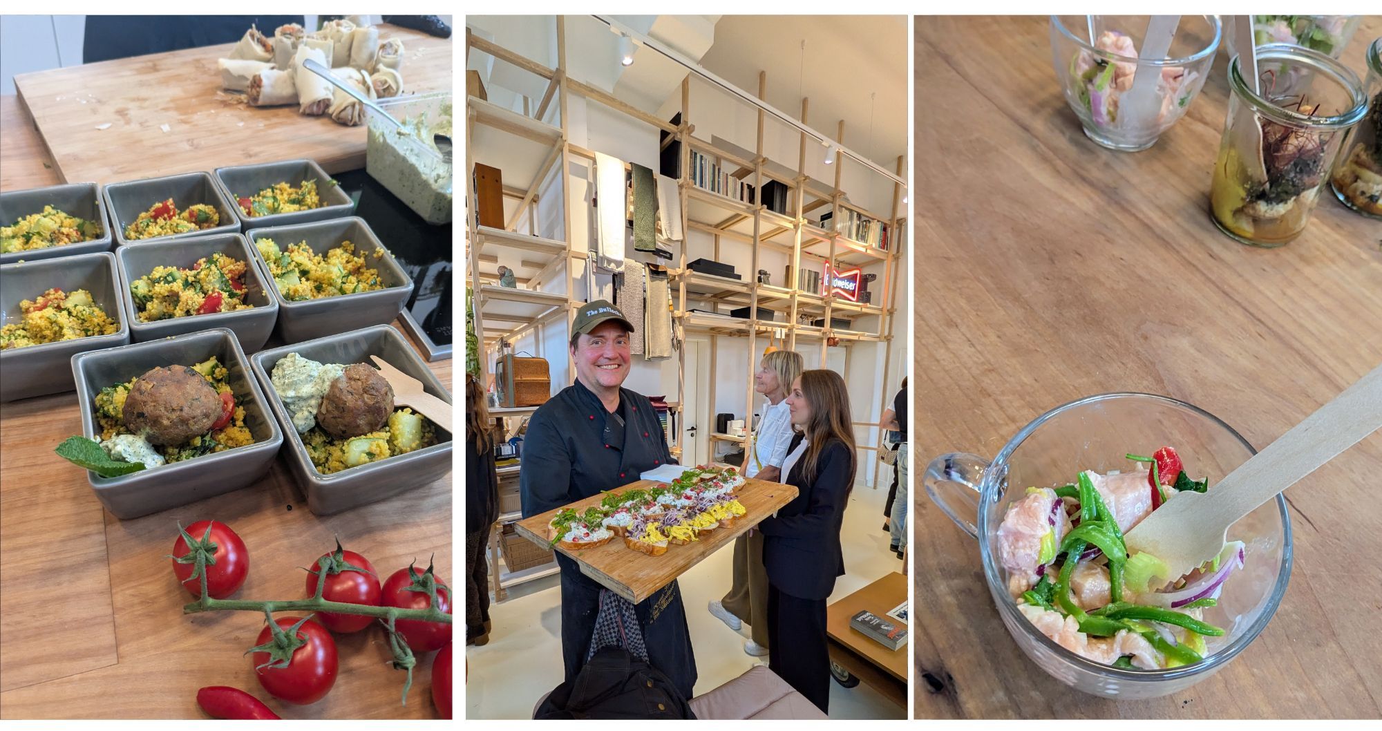 Kulinarische Kreativität zum Verlieben – von der Falafel bis zur Ceviche: Holger Hager vom Kochlabor hat beim Opening alle Herzen (und Mägen) erobert. / Foto: Stefan Scholz, NDOZ