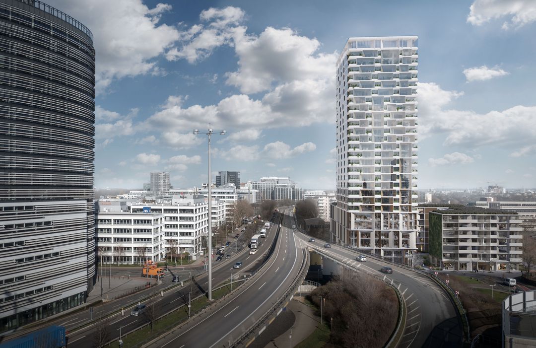 „Belsenpark II“ im Düsseldorfer Stadtteil Oberkassel / Foto © UNStudio, PANDION AG 