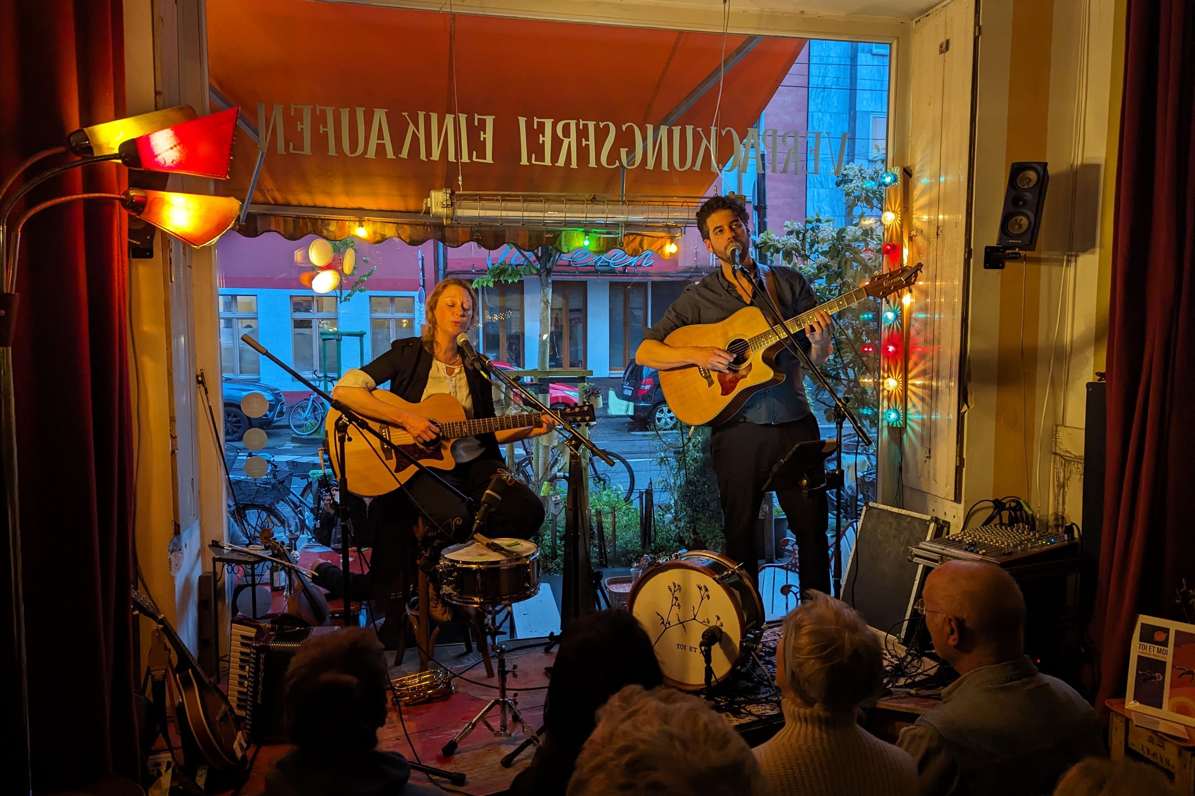 Duo "Toi et Moi" mit Julia Klomfaß und Raphael Hansen bei Pure Note / Foto: Stefan Scholz